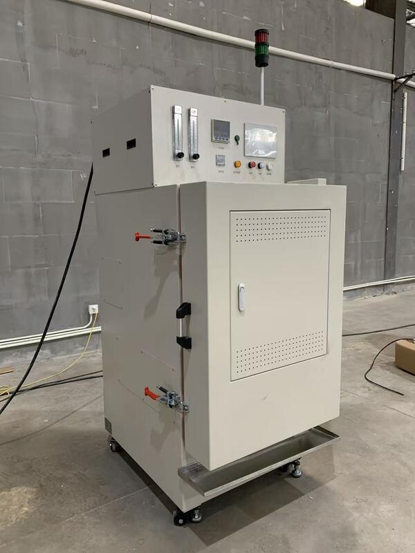 Forno de tratamento térmico em atmosfera de gás inerte MLCC de 230L, tipo caixa de secagem